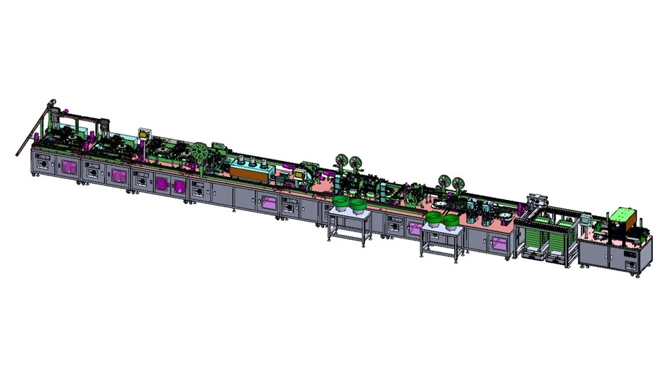 9V battery high speed assembly line-2